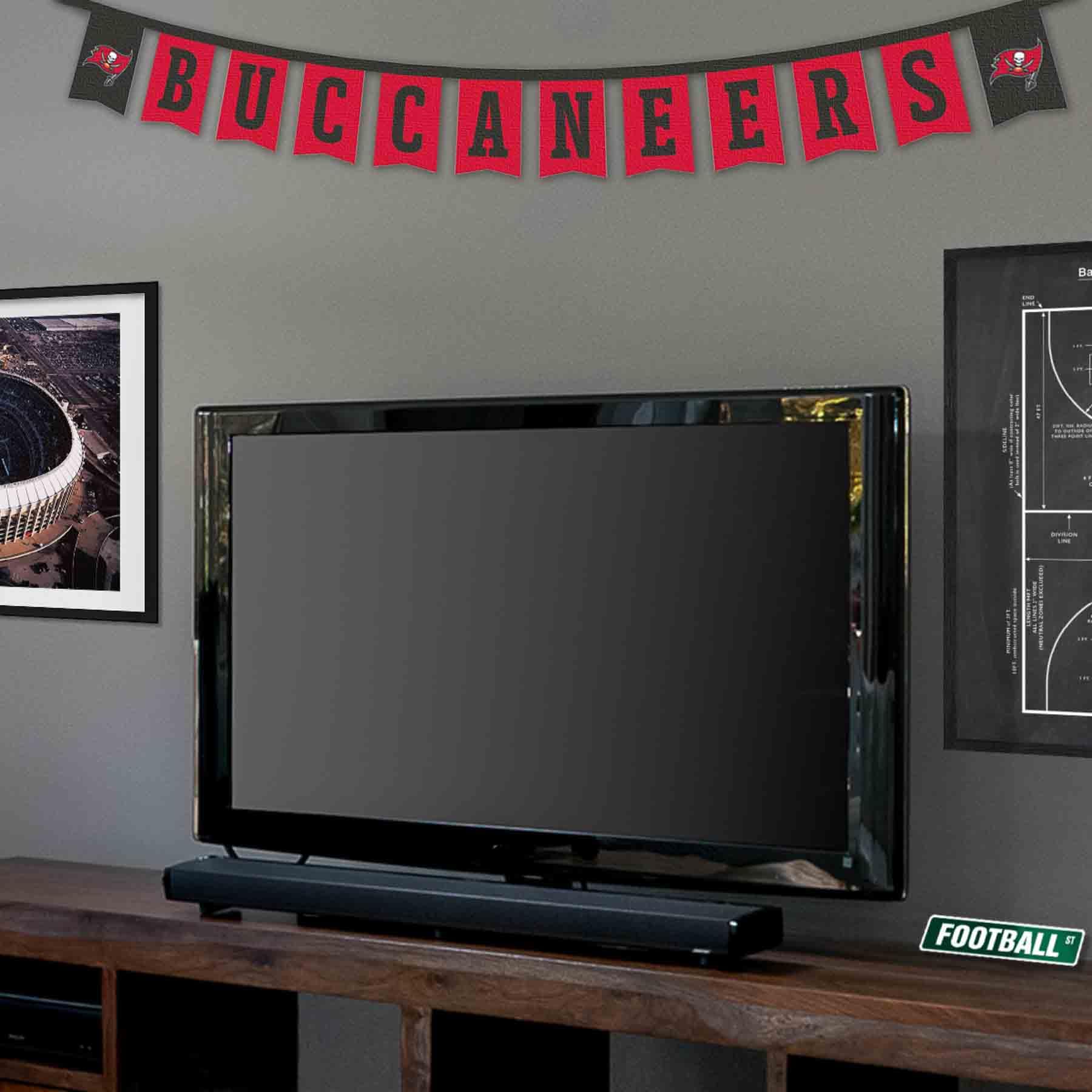 WinCraft Tampa Bay Buccaneers Banner String Pennant Flags - Sports Collectibles, Sports Memorabilia, Sports Fan Shop, Sports Gifts