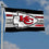 WinCraft Kansas City Chiefs Retro Stripes Large 3x5 Flag - Sports Collectibles, Sports Memorabilia, Sports Fan Shop, Sports Gifts