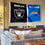 WinCraft Raiders and Chargers House Divided Flag Rivalry Banner - Sports Collectibles, Sports Memorabilia, Sports Fan Shop, Sports Gifts