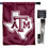 College Flags & Banners Co. Lone Star Logo House Flag for Texas A&M with Flag Pole Set - Sports Collectibles, Sports Memorabilia, Sports Fan Shop, Sports Gifts