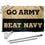 College Flags & Banners Co. Army Black Knights Beat Navy Flag with Pole and Bracket Kit - Sports Collectibles, Sports Memorabilia, Sports Fan Shop, Sports Gifts