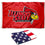 Illinois State Red Logo Flag and USA 3x5 Flag Set - Sports Collectibles, Sports Memorabilia, Sports Fan Shop, Sports Gifts