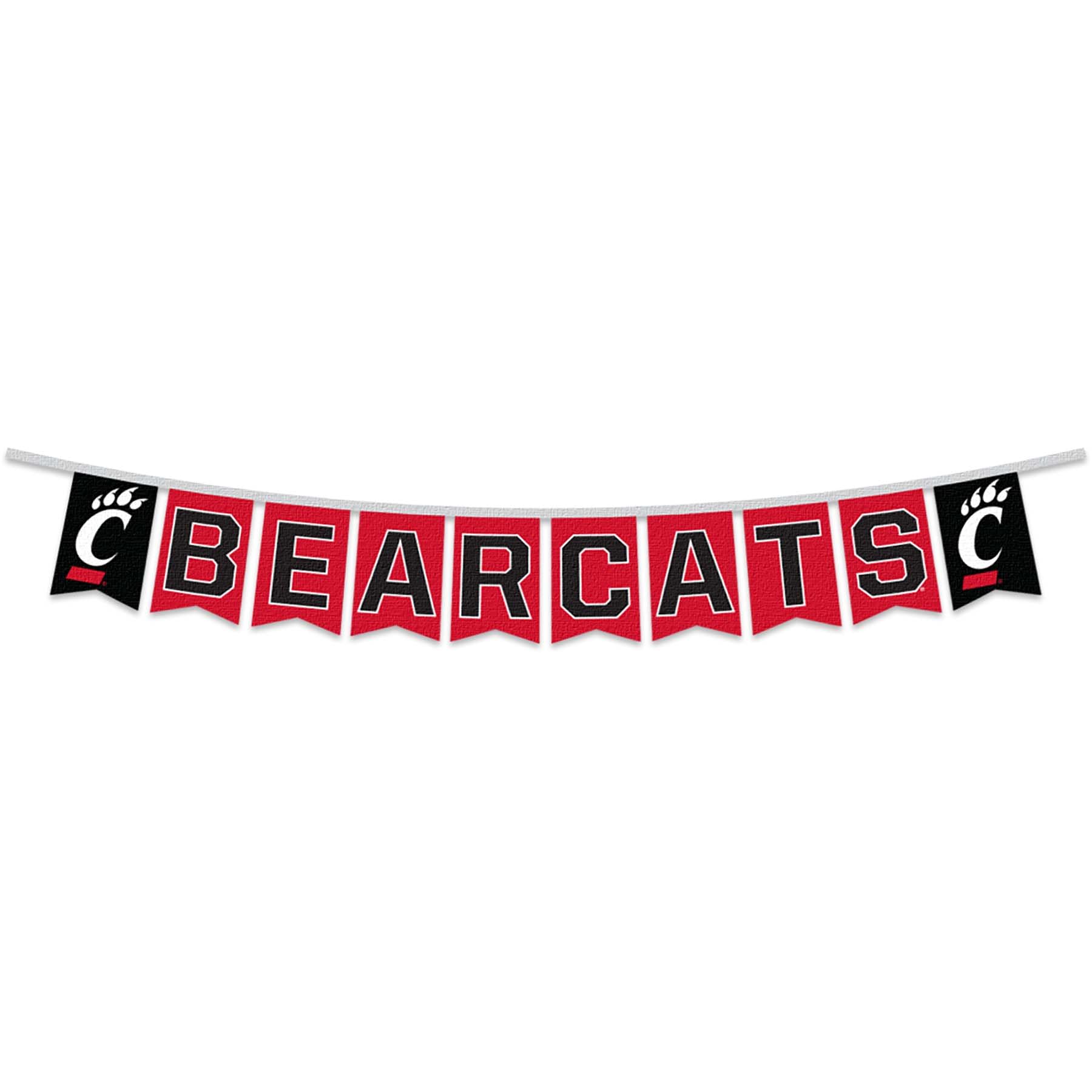 Cincinnati Bearcats Banner String Pennant Flags - Sports Collectibles, Sports Memorabilia, Sports Fan Shop, Sports Gifts