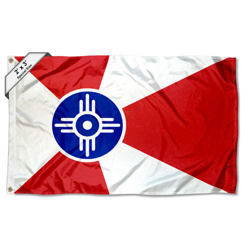 Sports Flags Pennants Company City of Wichita 2x3 Flag - Sports Collectibles, Sports Memorabilia, Sports Fan Shop, Sports Gifts