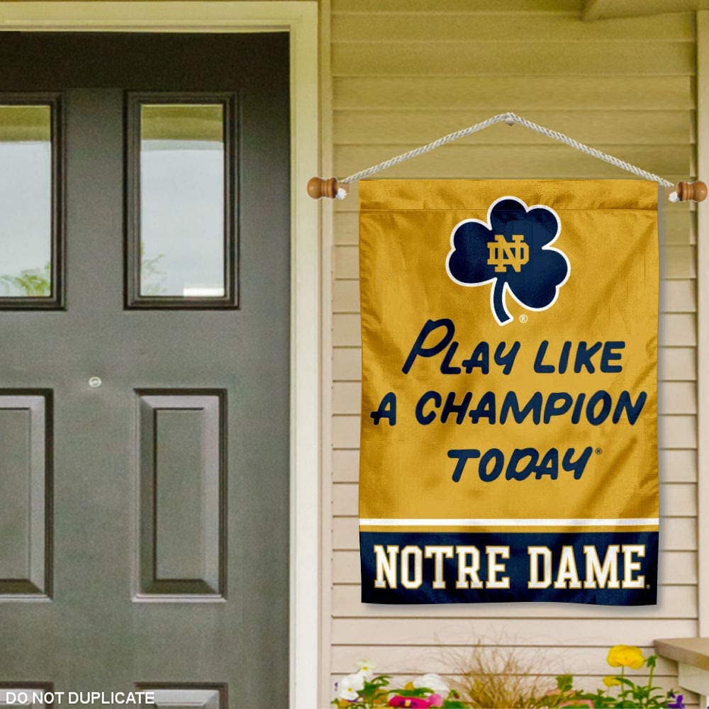 WinCraft Irish Banner with Hanging Pole - Sports Collectibles, Sports Memorabilia, Sports Fan Shop, Sports Gifts