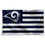 WinCraft Los Angeles Rams Nation Americana Flag Outdoor Indoor 3x5 Foot Banner - Sports Collectibles, Sports Memorabilia, Sports Fan Shop, Sports Gifts