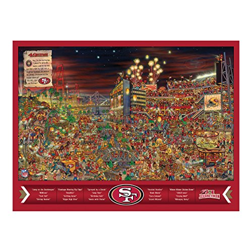 YouTheFan NFL Joe Journeyman 18'' x 24'' 500-Piece Team Puzzle, Team Color (9029601) - Sports Collectibles, Sports Memorabilia, Sports Fan Shop, Sports Gifts