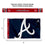 WinCraft Atlanta Braves Printed Header Flag 3x5 Banner - Sports Collectibles, Sports Memorabilia, Sports Fan Shop, Sports Gifts