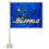 College Flags & Banners Co. UB Bulls Car and Auto Flag - Sports Collectibles, Sports Memorabilia, Sports Fan Shop, Sports Gifts