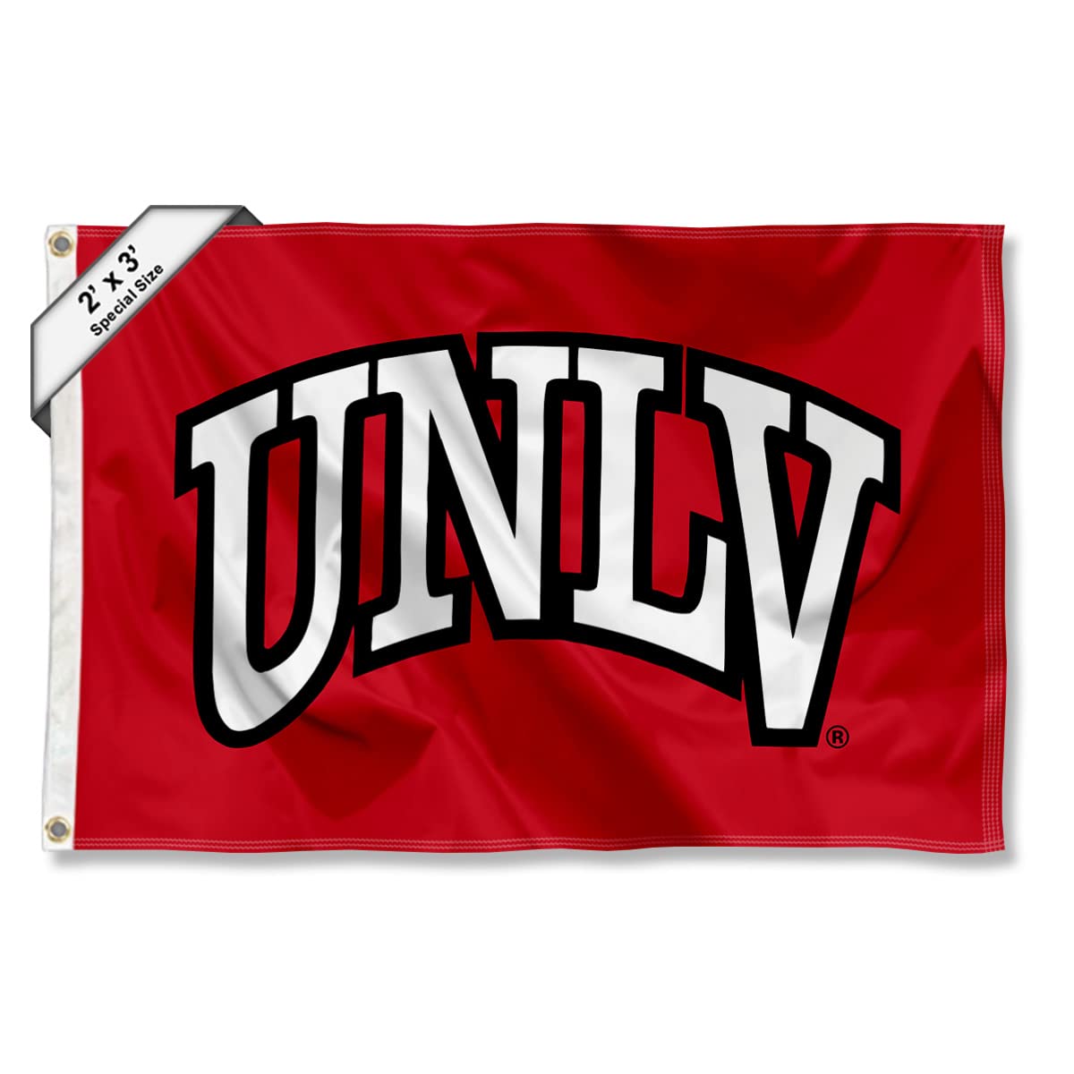 College Flags & Banners Co. UNLV Small 2x3 Foot Flag - Sports Collectibles, Sports Memorabilia, Sports Fan Shop, Sports Gifts