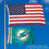 WinCraft Miami Dolphins 2x3 Feet Flag - Sports Collectibles, Sports Memorabilia, Sports Fan Shop, Sports Gifts