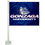 College Flags & Banners Co. Gonzaga Bulldogs Car Flag - Sports Collectibles, Sports Memorabilia, Sports Fan Shop, Sports Gifts