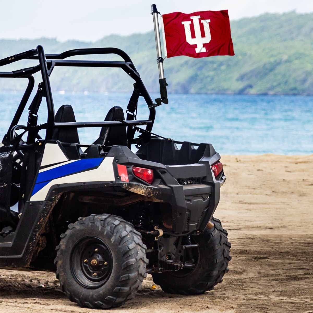 College Flags & Banners Co. IU Hoosiers Golf Cart and Boat Flag - Sports Collectibles, Sports Memorabilia, Sports Fan Shop, Sports Gifts