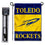 College Flags & Banners Co. Toledo Rockets Garden Flag and Flag Stand Pole Holder Set - Sports Collectibles, Sports Memorabilia, Sports Fan Shop, Sports Gifts