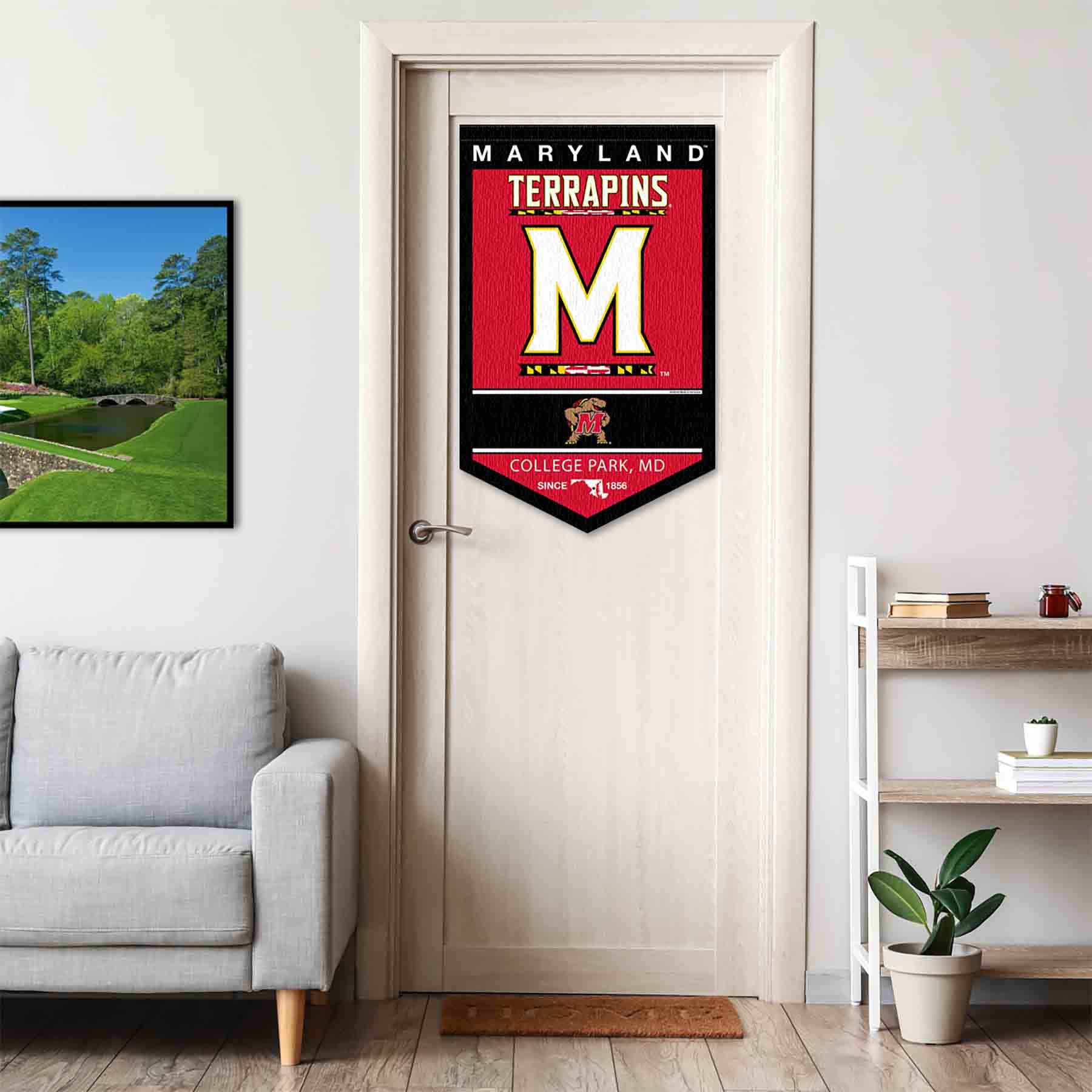 College Flags & Banners Co. Maryland Terrapins Heritage History Banner Pennant - Sports Collectibles, Sports Memorabilia, Sports Fan Shop, Sports Gifts
