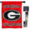 University of Georgia House Flag with Flag Pole Set - Sports Collectibles, Sports Memorabilia, Sports Fan Shop, Sports Gifts