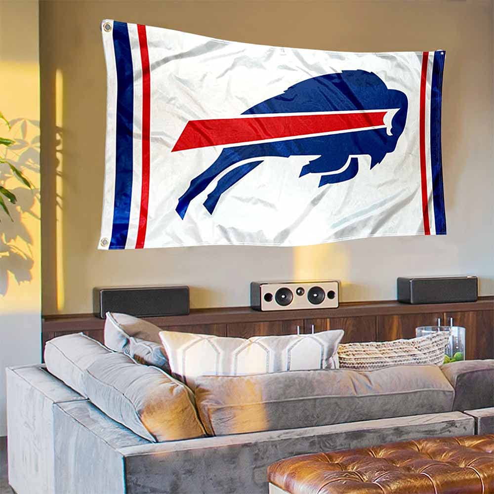 Buffalo Bills White Banner and Tapestry Wall Tack Pads - Sports Collectibles, Sports Memorabilia, Sports Fan Shop, Sports Gifts
