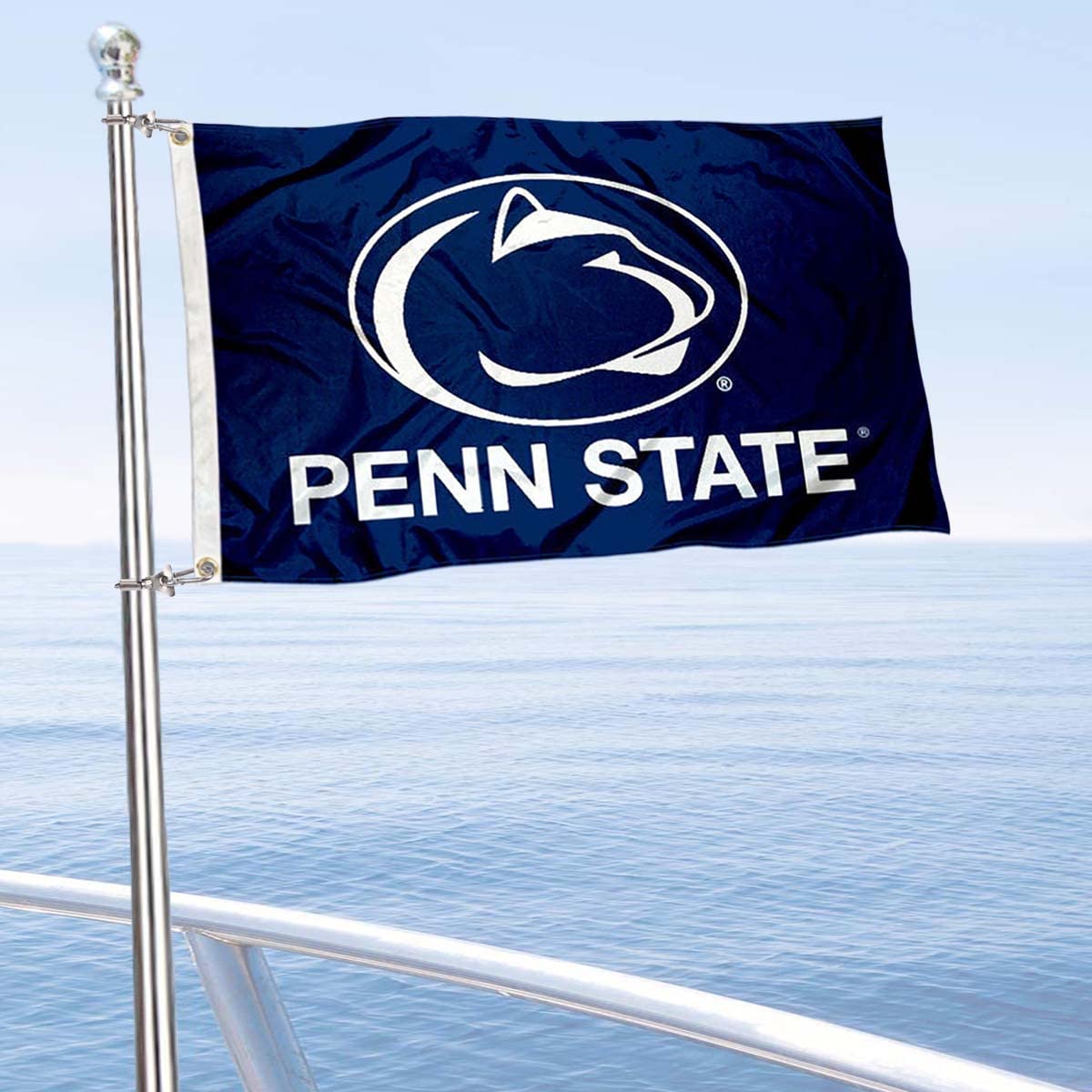 College Flags & Banners Co. Penn State Golf Cart and Boat Flag - Sports Collectibles, Sports Memorabilia, Sports Fan Shop, Sports Gifts