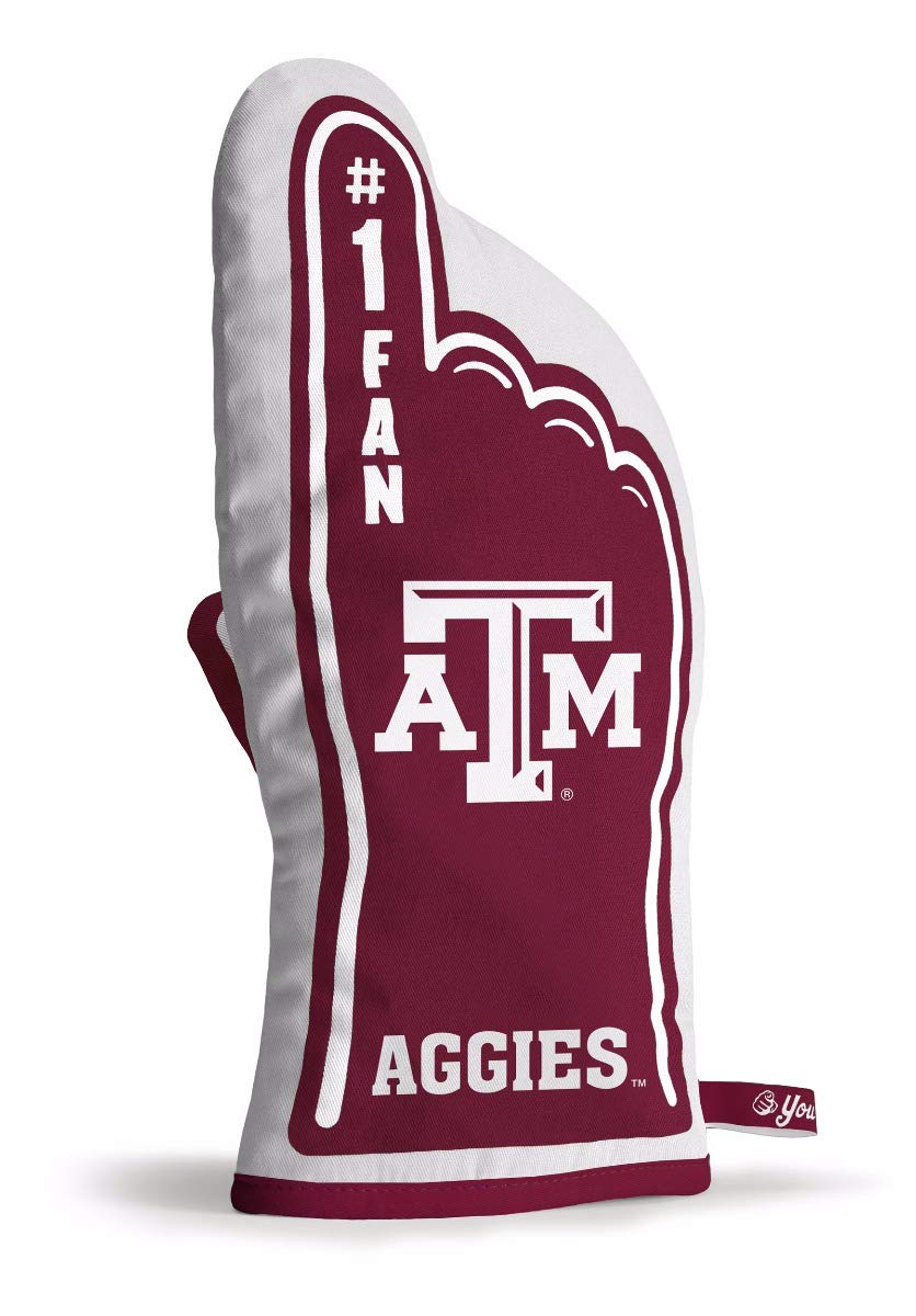 YouTheFan NCAA Texas A&M Aggies #1 Oven Mitt - Sports Collectibles, Sports Memorabilia, Sports Fan Shop, Sports Gifts