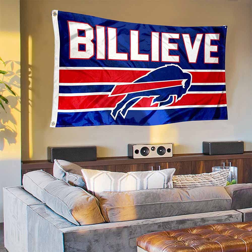 Buffalo Bills Billieve Banner and Tapestry Wall Tack Pads - Sports Collectibles, Sports Memorabilia, Sports Fan Shop, Sports Gifts