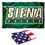 College Flags & Banners Co. Siena Saints Flag and USA 3x5 Foot Flag Set - Sports Collectibles, Sports Memorabilia, Sports Fan Shop, Sports Gifts