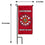 College Flags & Banners Co. Louisiana Lafayette Ragin Cajuns Mini Garden and Flower Pot Flag Topper - Sports Collectibles, Sports Memorabilia, Sports Fan Shop, Sports Gifts