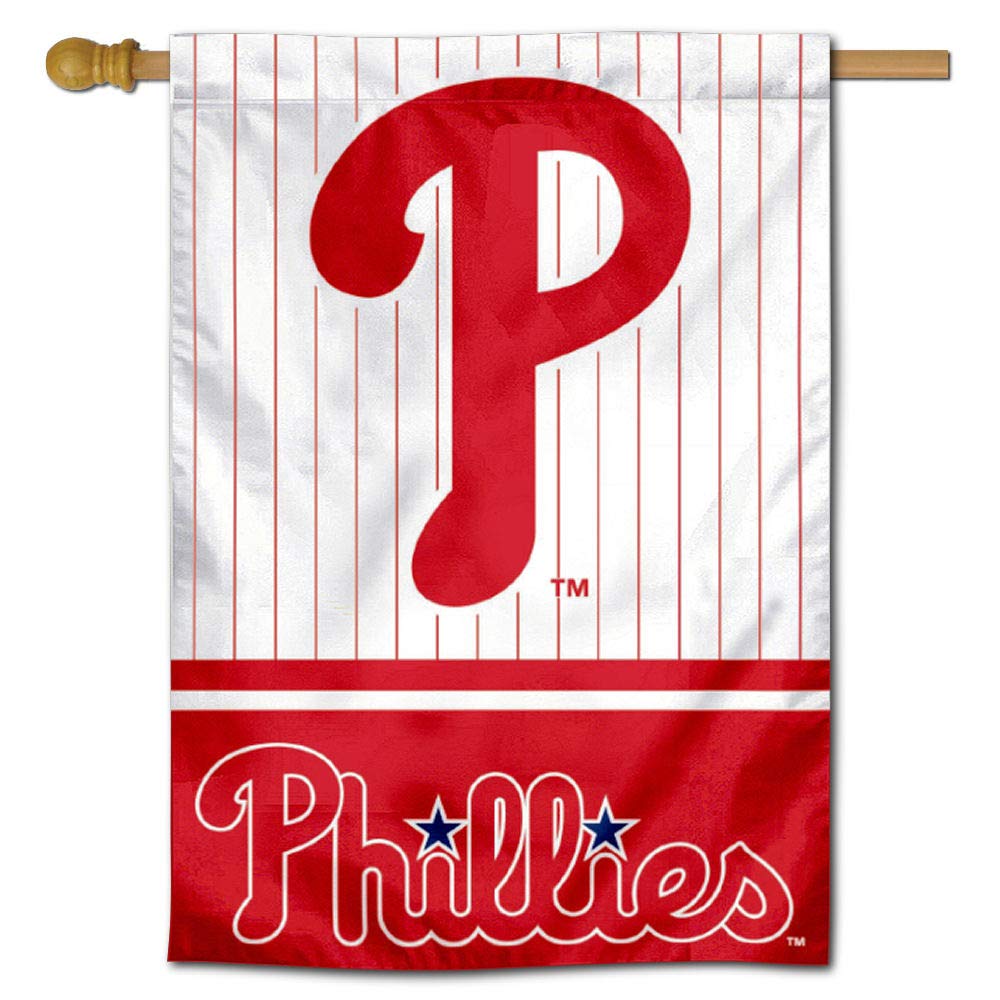WinCraft Philadelphia Baseball Double Sided House Flag - Sports Collectibles, Sports Memorabilia, Sports Fan Shop, Sports Gifts