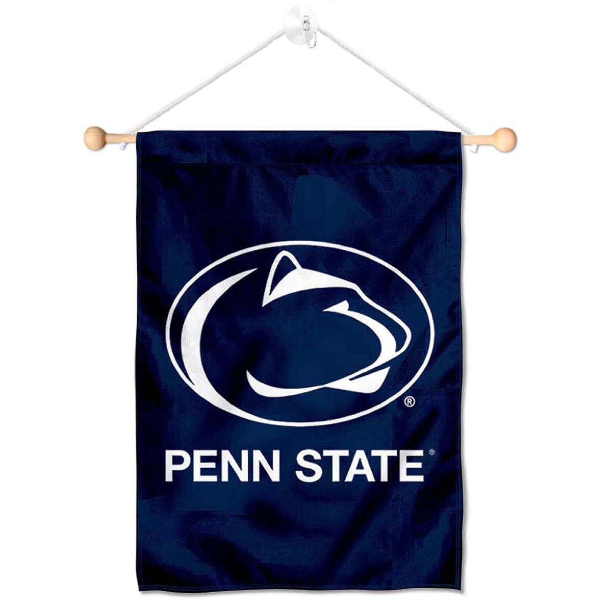 College Flags & Banners Co. Penn State Nittany Lions Banner for Windows Doors and Walls - Sports Collectibles, Sports Memorabilia, Sports Fan Shop, Sports Gifts