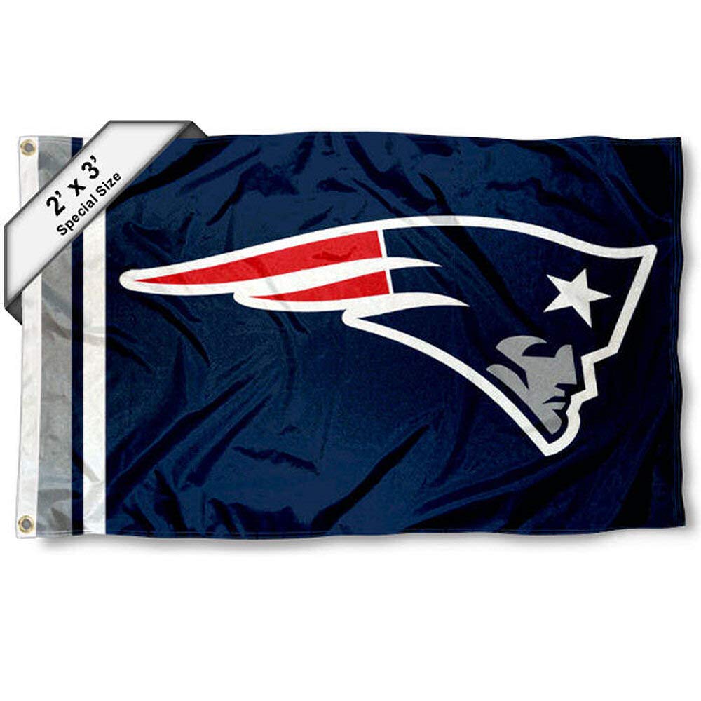 WinCraft New England Patriots 2x3 Feet Flag - Sports Collectibles, Sports Memorabilia, Sports Fan Shop, Sports Gifts