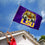 College Flags & Banners Co. LSU Tiger Eye Flag and USA 3x5 Flag Set - Sports Collectibles, Sports Memorabilia, Sports Fan Shop, Sports Gifts
