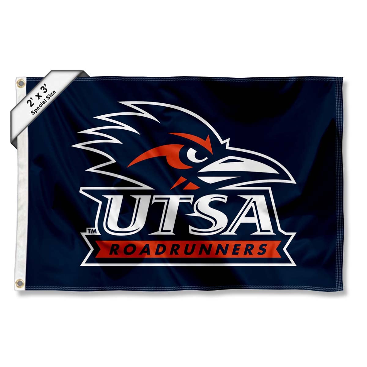 College Flags & Banners Co. Texas San Antonio Roadrunners Small 2x3 Foot Flag - Sports Collectibles, Sports Memorabilia, Sports Fan Shop, Sports Gifts