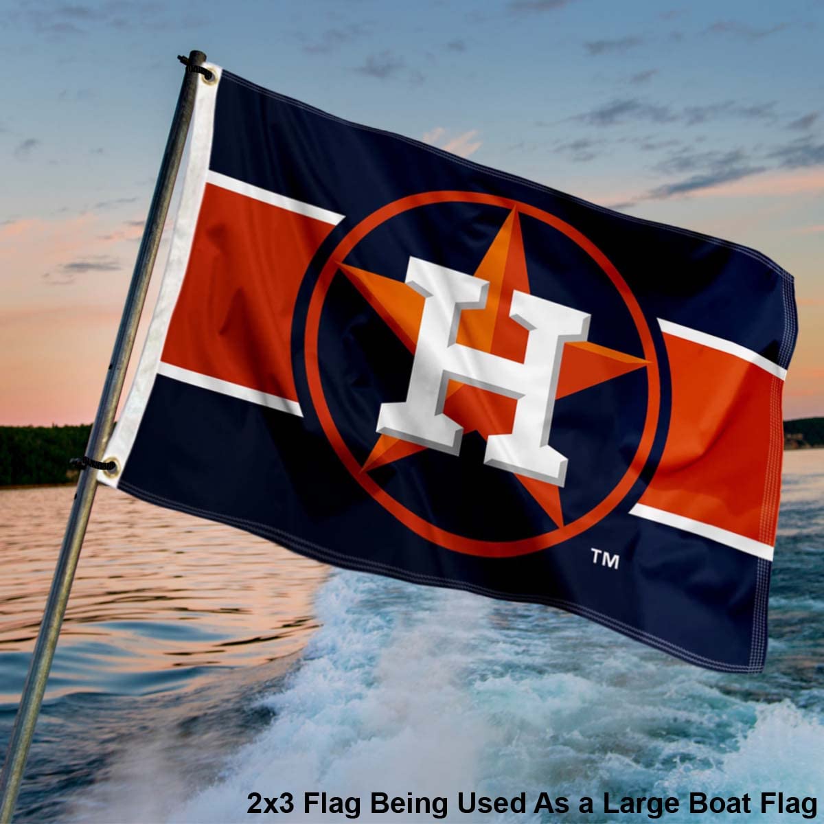 WinCraft Houston Astros 2x3 Foot Small Flag - Sports Collectibles, Sports Memorabilia, Sports Fan Shop, Sports Gifts