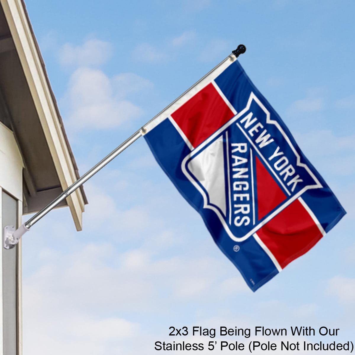 WinCraft New York Rangers Small 2x3 Foot Banner Flag - Sports Collectibles, Sports Memorabilia, Sports Fan Shop, Sports Gifts