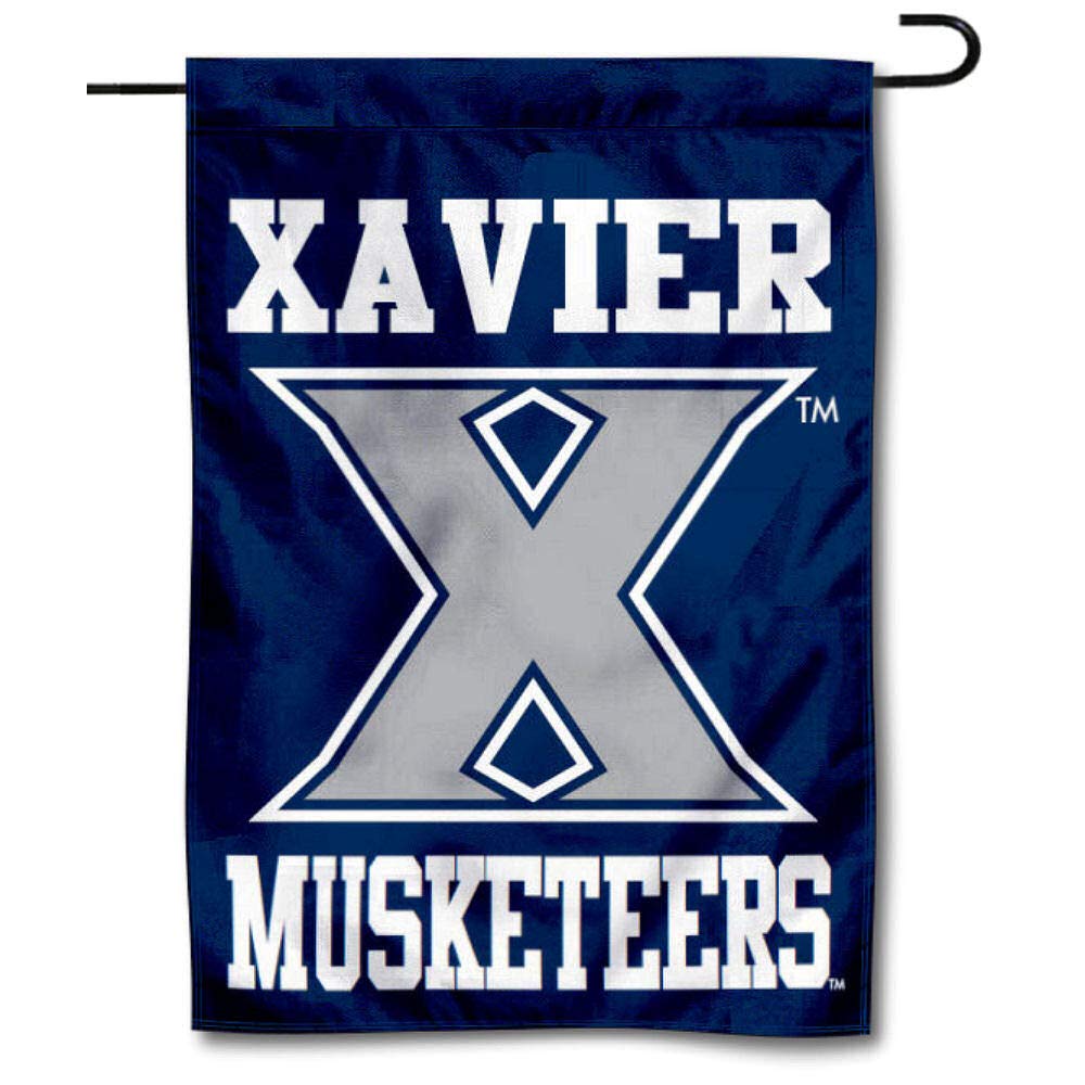 College Flags & Banners Co. Xavier Musketeers Garden Flag - Sports Collectibles, Sports Memorabilia, Sports Fan Shop, Sports Gifts