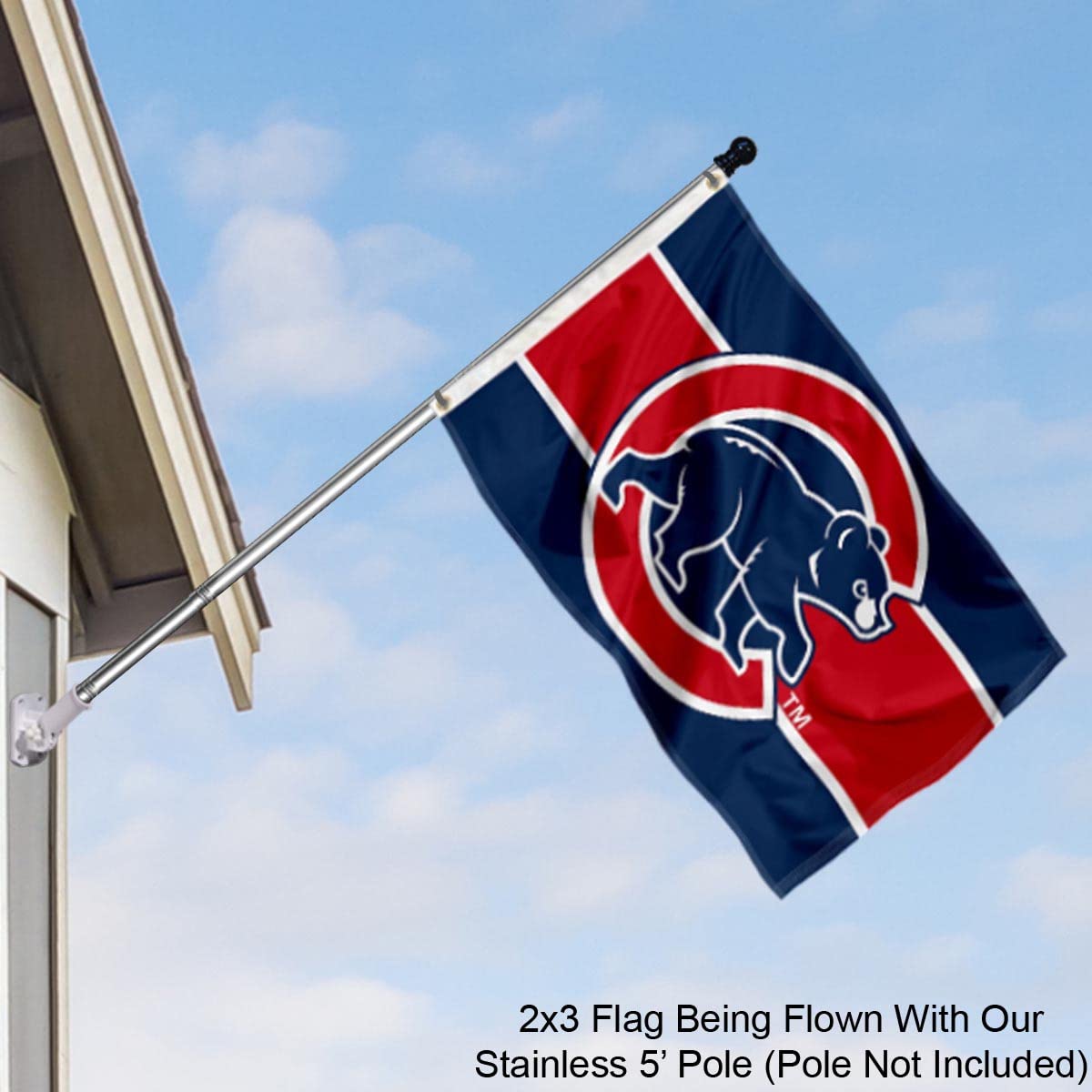 WinCraft Chicago Baseball 2x3 Foot Small Flag - Sports Collectibles, Sports Memorabilia, Sports Fan Shop, Sports Gifts