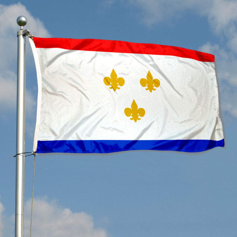 Sports Flags Pennants Company City of New Orleans Flag 3x5 Foot Banner - Sports Collectibles, Sports Memorabilia, Sports Fan Shop, Sports Gifts