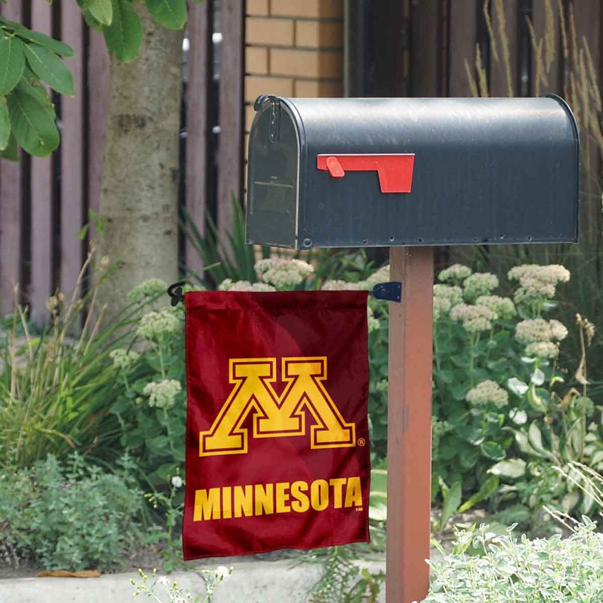 University of Minnesota Garden Flag and Mailbox Post Pole Mount Holder Set - Sports Collectibles, Sports Memorabilia, Sports Fan Shop, Sports Gifts