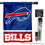 WinCraft Bills Banner House Flag and 5 Foot Flagpole Set - Sports Collectibles, Sports Memorabilia, Sports Fan Shop, Sports Gifts
