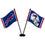 WinCraft Buffalo Bills Desk and Table Top Flags - Sports Collectibles, Sports Memorabilia, Sports Fan Shop, Sports Gifts