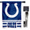 WinCraft Colts Banner House Flag and 5 Foot Flagpole Set - Sports Collectibles, Sports Memorabilia, Sports Fan Shop, Sports Gifts