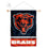 Chicago Bears Bear Head Banner Window Wall Hanging Flag with Suction Cup - Sports Collectibles, Sports Memorabilia, Sports Fan Shop, Sports Gifts