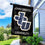 John Carroll Blue Streaks Logo Double Sided House Flag with Flag Pole Set - Sports Collectibles, Sports Memorabilia, Sports Fan Shop, Sports Gifts