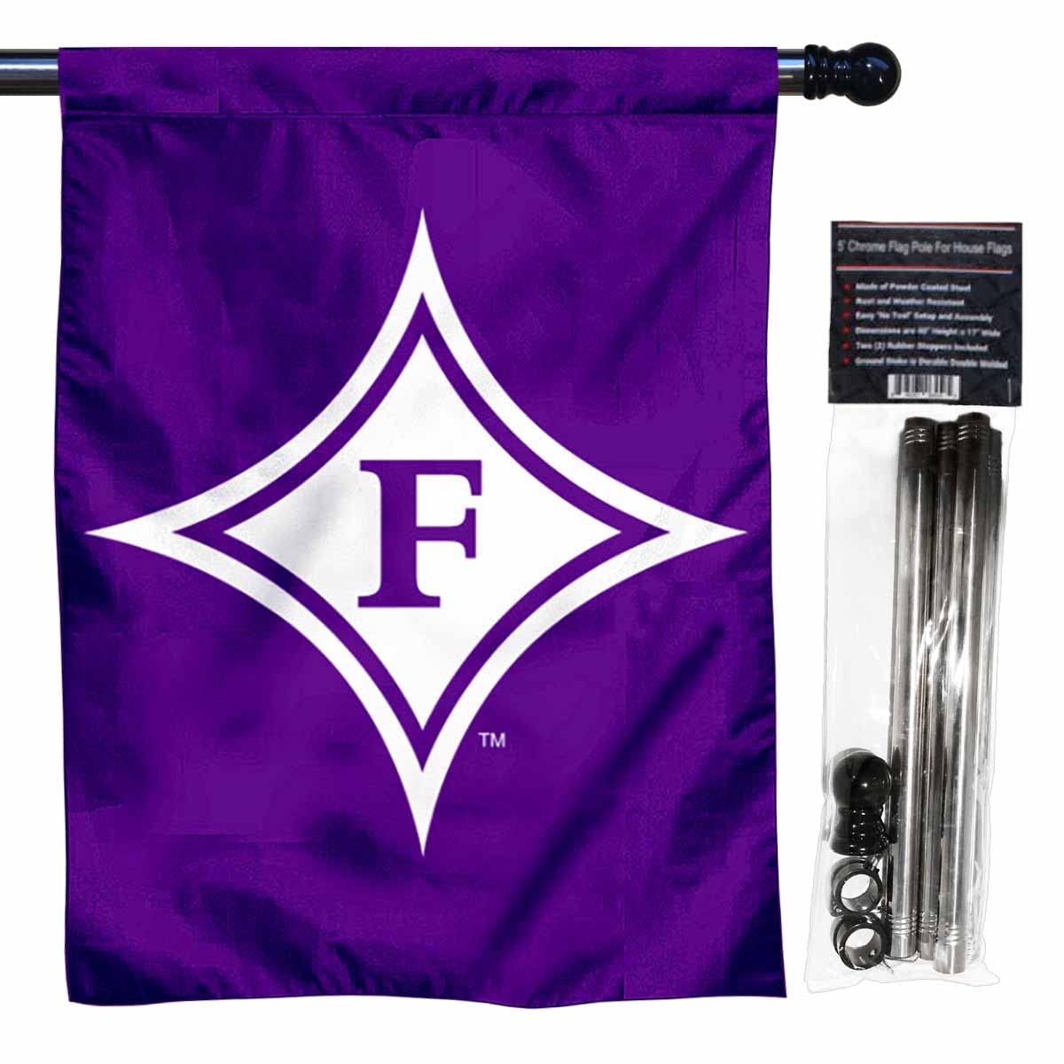 College Flags & Banners Co. - Stanford Cardinal Banner Flag with Flag Pole Set - Sports Collectibles, Sports Memorabilia, Sports Fan Shop, Sports Gifts