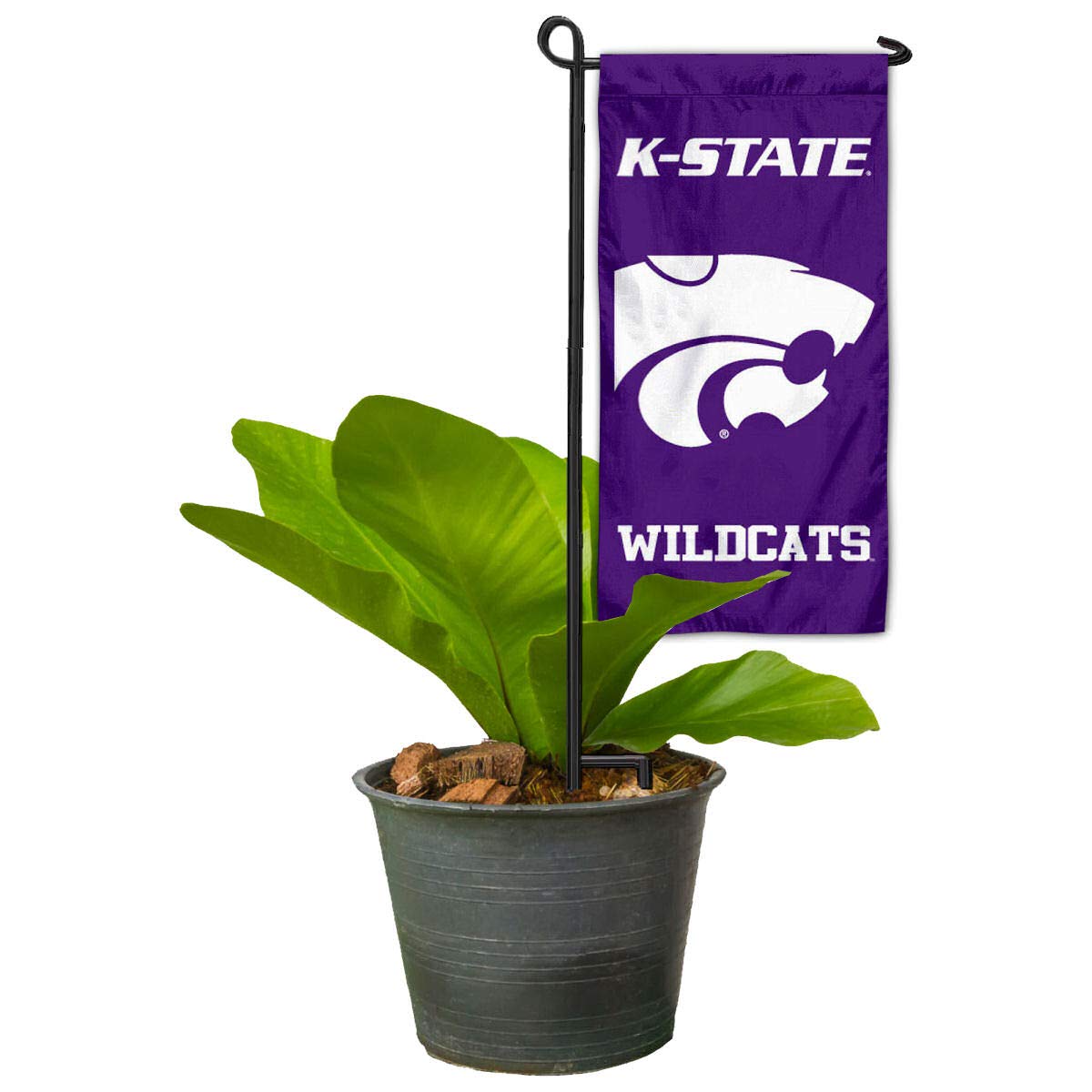 College Flags & Banners Co. Kansas State Wildcats Mini Garden and Flower Pot Flag Topper - Sports Gifts, Sports Memorabilia, Sports Collectibles, Fan Shop