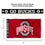 College Flags & Banners Co. Ohio State Buckeyes Go Bucks Printed Header 3x5 Foot Banner Flag - Sports Collectibles, Sports Memorabilia, Sports Fan Shop, Sports Gifts