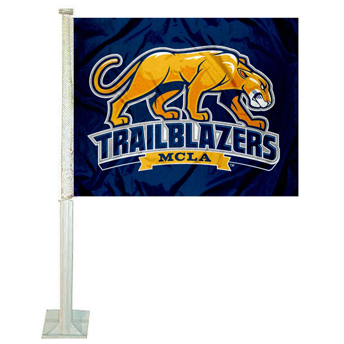 College Flags & Banners Co. MCLA Trailblazers Car Flag - Sports Collectibles, Sports Memorabilia, Sports Fan Shop, Sports Gifts