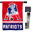 WinCraft Patriots Pat Patriot Banner House Flag and 5 Foot Flagpole Set - Sports Collectibles, Sports Memorabilia, Sports Fan Shop, Sports Gifts