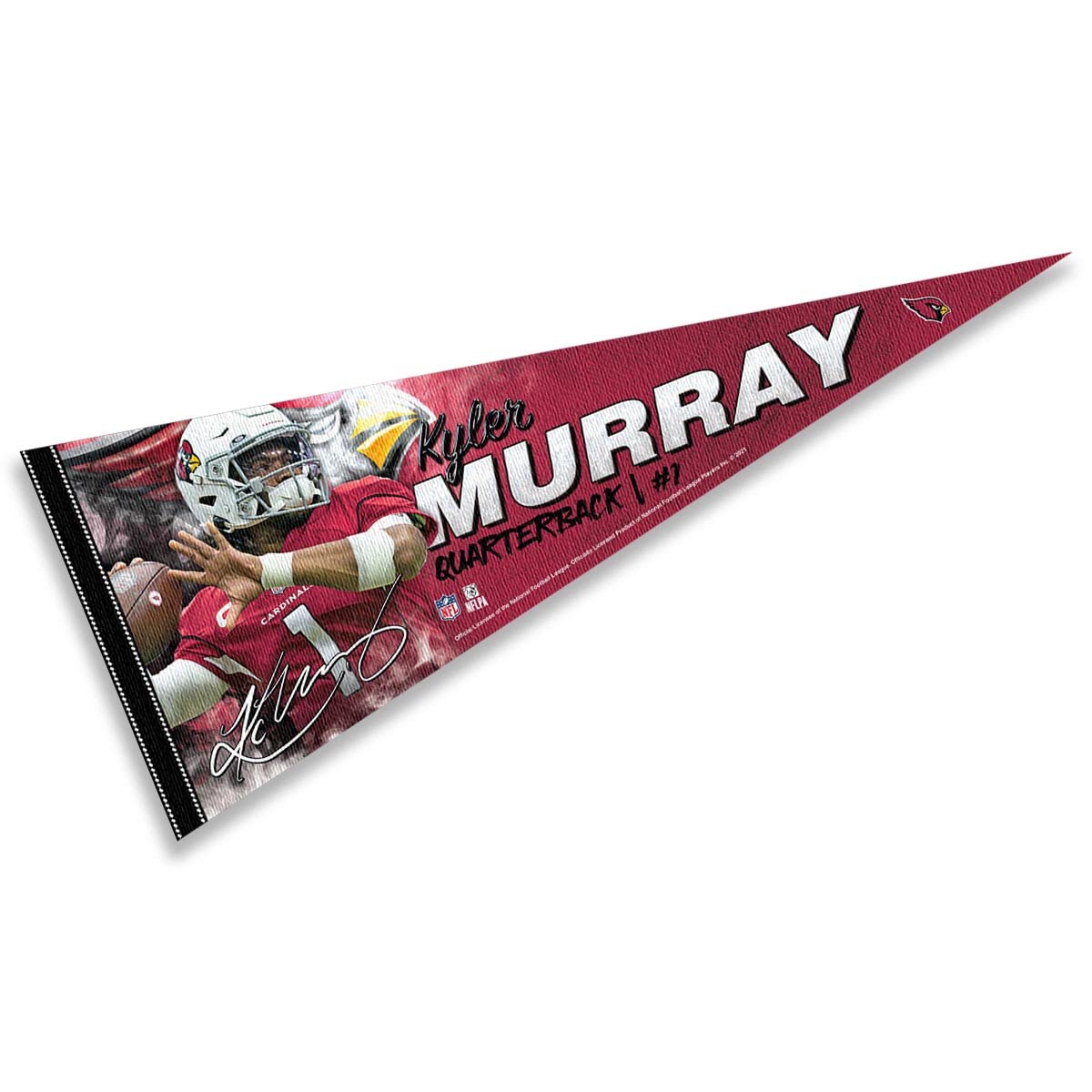 WinCraft Arizona Cardinals Murray Pennant Banner Flag - Sports Collectibles, Sports Memorabilia, Sports Fan Shop, Sports Gifts