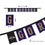 WinCraft Baltimore Ravens Banner String Pennant Flags - Sports Collectibles, Sports Memorabilia, Sports Fan Shop, Sports Gifts