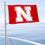 College Flags & Banners Co. Nebraska Huskers Boat and Nautical Flag - Sports Collectibles, Sports Memorabilia, Sports Fan Shop, Sports Gifts
